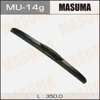 Дворник MASUMA 14&#039;   гибридный, крюк   (350мм)              (1/10/50)