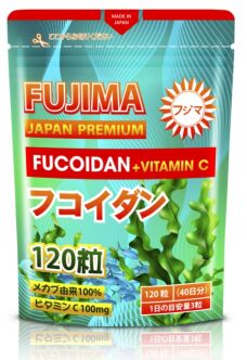 FUJIMA БАД Фукоидан с витамином С, 120т