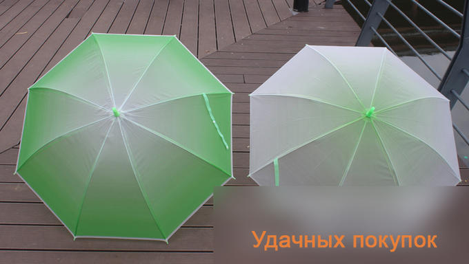 Зонт &quot;градиент&quot;. Цвет: зеленый