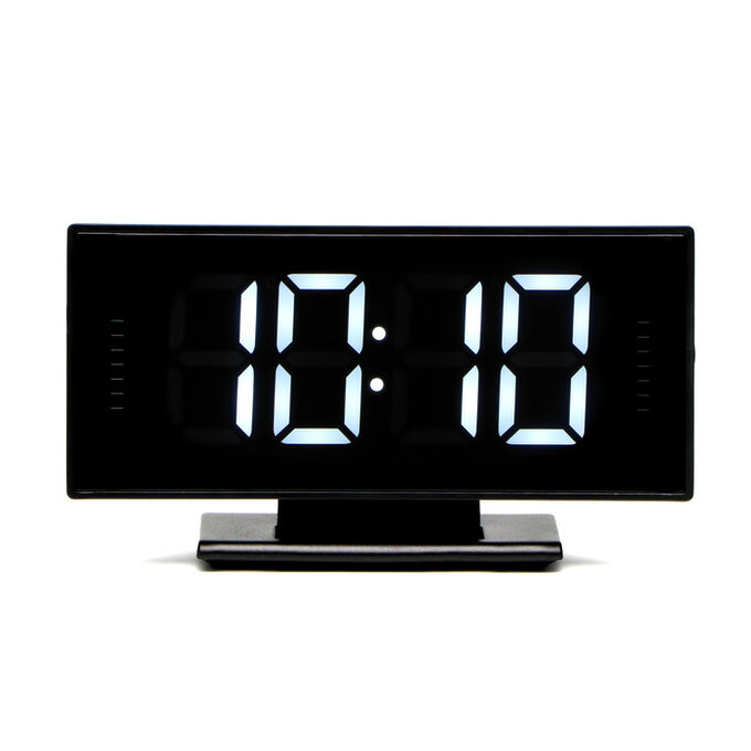 Дарим красиво Часы-будильник электронные с календарем и термометром, 17 х 9 х 4 см, 3AAA, USB