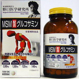 NOGUCHI «Ногучи Якухин» -MSM + глюкозамин+ хондр­оитин+ коллаген, 30 дней