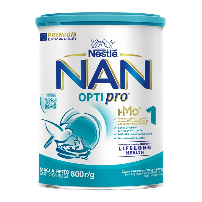 Nestle NAN 1 Оптипро сухая молочная смесь, 800г
