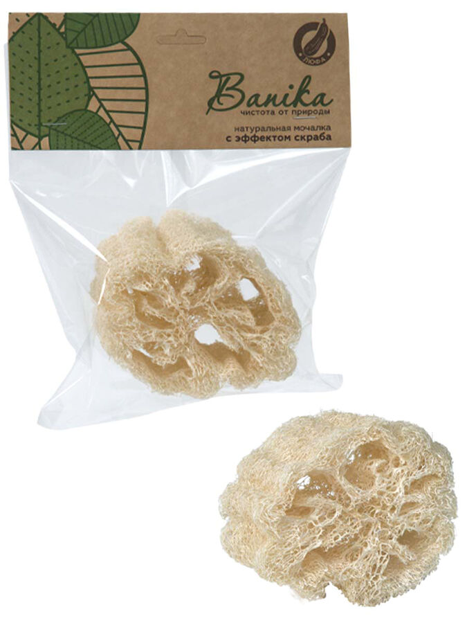 BANIKA Мочалка &quot;Звёздочка&quot;, люфа, 11х6х8см
