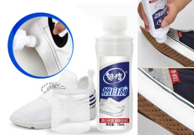 Средство для чистки подошвы. Отбеливатель для обуви белый 100 мл. Очиститель для белой обуви. Средство да белой подошвы. Очиститель для белых кроссовок.