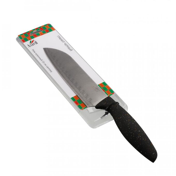 ASTELL Нож кухонный 15,0см сантоку с пласт. ручкой