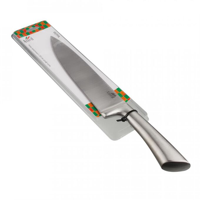 ASTELL Нож кухонный 20,0см шеф-нож с мет/полой ручкой