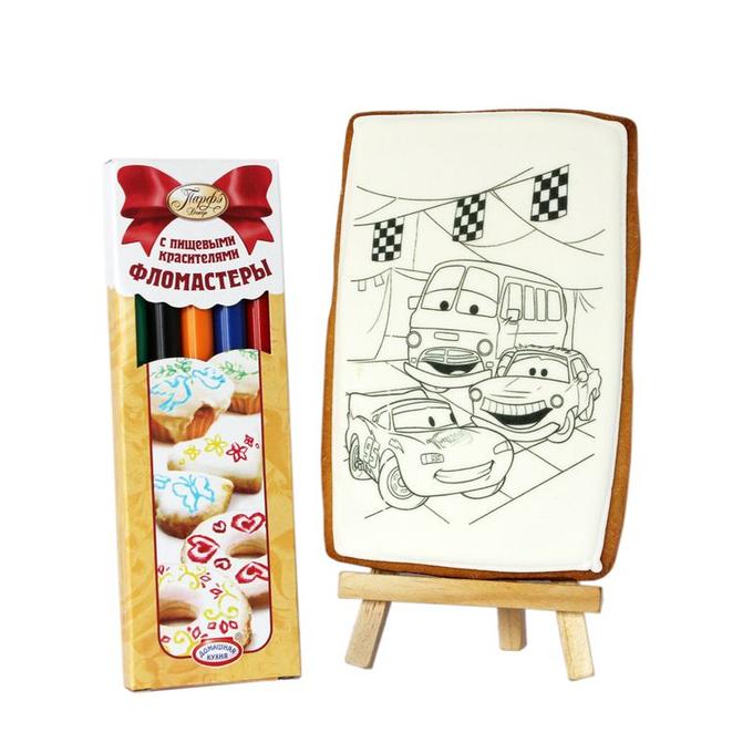 маркер для украшения десертов. пищевые фломастеры. набор фломастеров с пищевыми красителями 5 цветов. фломастеры с пищевыми красителями. надпись на мастике пищевыми фломастерами.