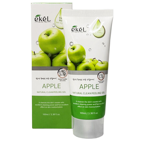 Ekel cosmetics Пилинг-скатка с экстрактом зеленого яблока Ekel Natural Clean Peeling Gel Apple, 100мл