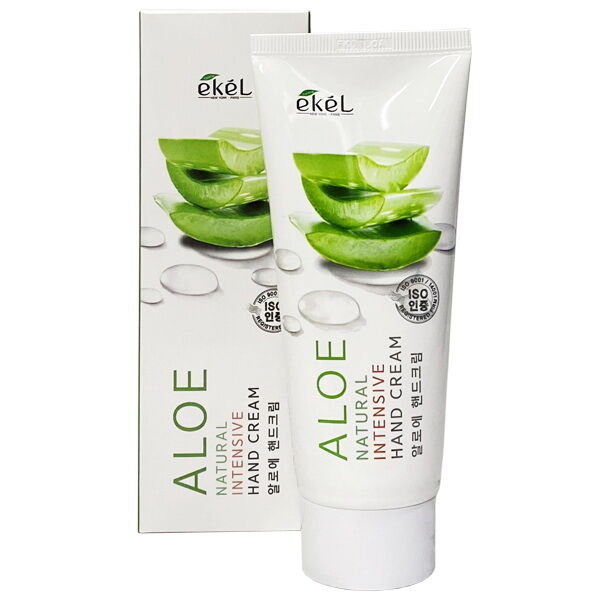 Ekel cosmetics Интенсивный крем для рук с экстрактом алоэ Ekel Aloe Natural Intensive Hand Cream, 100мл