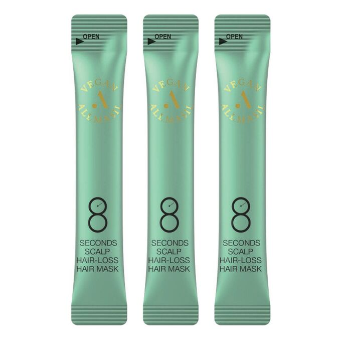 Косметика AllMasil Маска против выпадения волос 8 Seconds Scalp Hair-Loss Mask Stick Pouch, 20 шт. х 8 мл