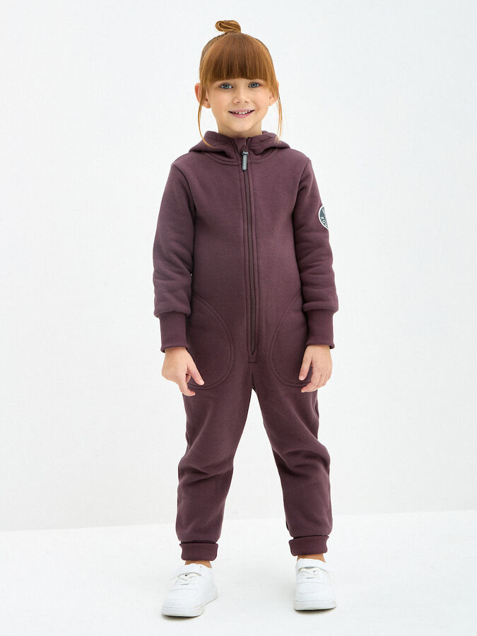 KOGANKIDS Комбинезон для девочки, какао