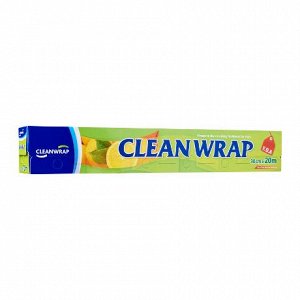 Clean Wrap ПЛОТНАЯ пищевая пленка (с отрывным краем-зубцами)  22см*20м