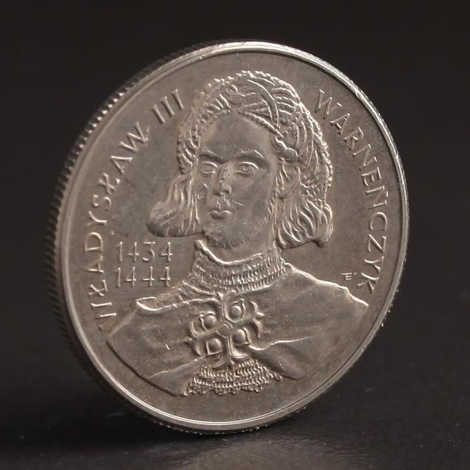 Монета &quot;10000 злотых 1992 Польша Владислав III Варненьчик