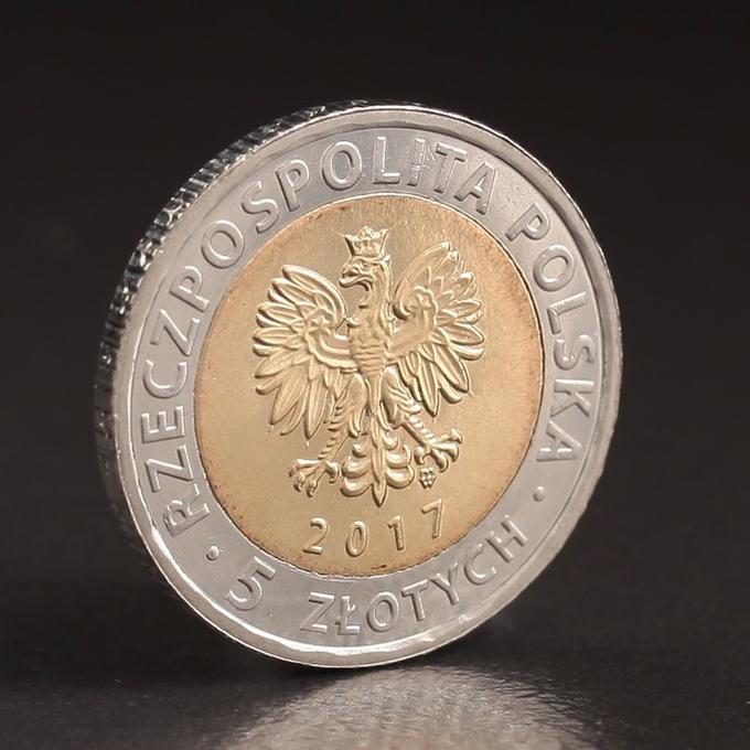 Монета &quot;5 злотых 2017 Польша Центральный индустриальный регион