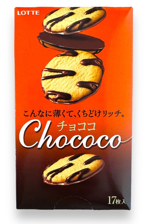 Печенье Чококо бисквит в шоколаде 17шт , Lotte, 99гр