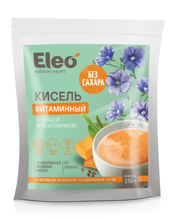 Специалист Кисель витаминный с тыквой и псиллиумом &quot;Eleo&quot; 150 г