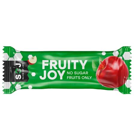 SOJ Батончик 3391 фруктовый  &quot;FRUITY JOY&quot; неглазированный с яблоком 30г  шт.