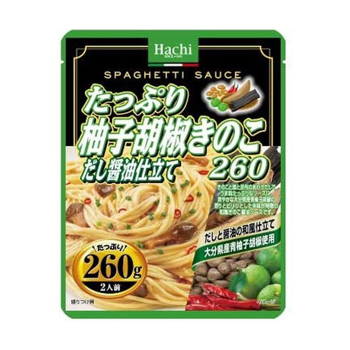 Соус для спагетти со вкусом соевого соуса с грибами и &#039;Юдзу&#039; Hachi 260 гр м/уп