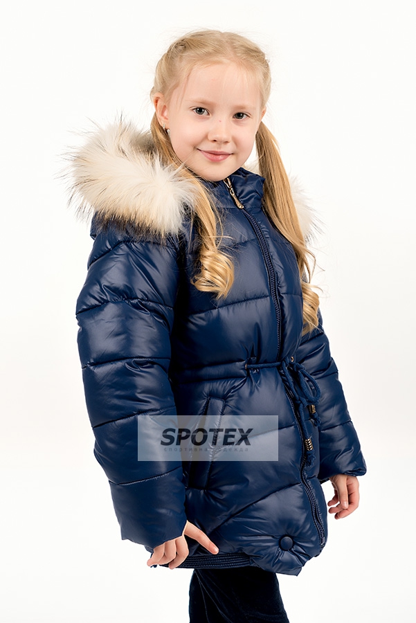 Куртка для девочки зимняя Levin Force H-55 т. синяя