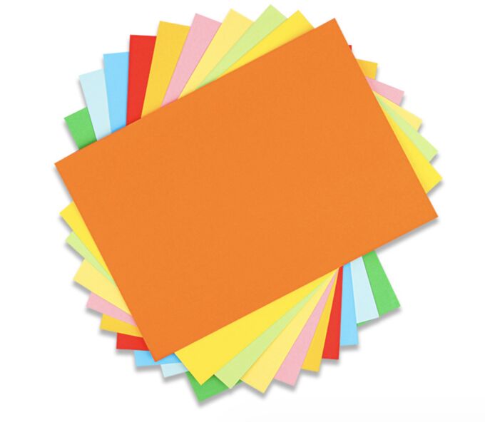 Calligrata Бумага цветная для оригами и аппликаций  А4 10 цветов 20 листов