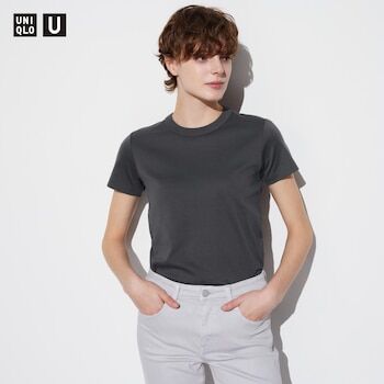 UNIQLO Женская футболка, темно серый