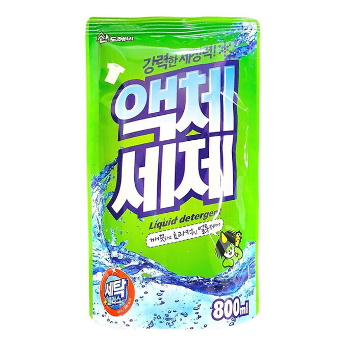 Жидкость для стирки Sandokkaebi Liquid Detergent 800мл, мягкая упаковка