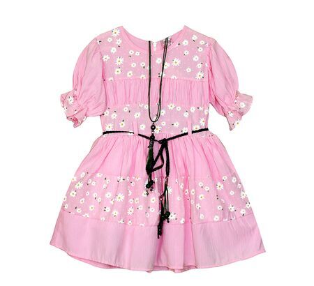 Платье для девочек, розовый, 110 см, (CARMINA Турция)