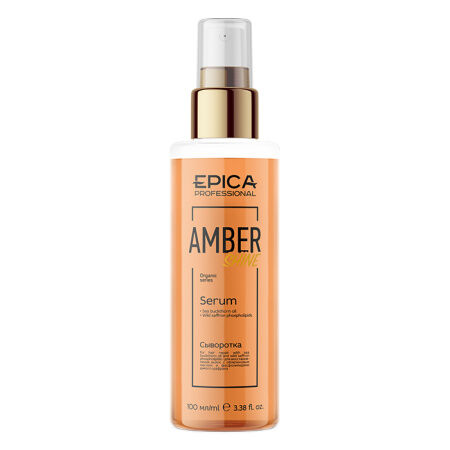 EPICA Professional Сыворотка для восстановления волос Amber Shine ORGANIC, 100 мл