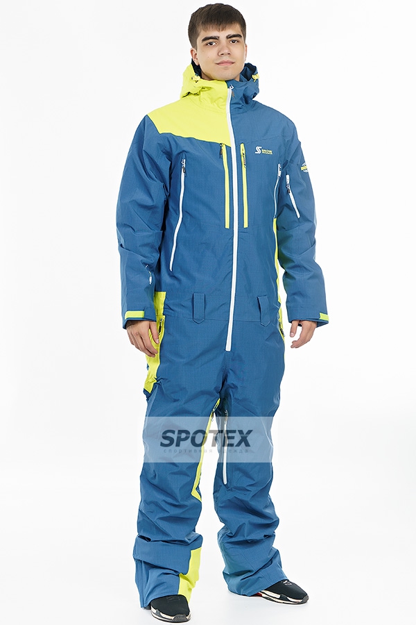 Горнолыжный комбинезон мужской Snow Headquarter A-8730 Blue/Yellow