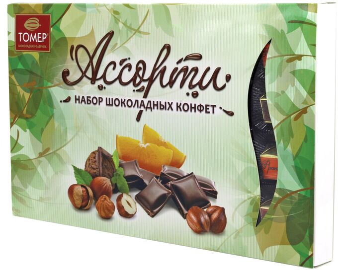 Набор конфет «Томер» ассорти дед Мороз у камина, 250 г
