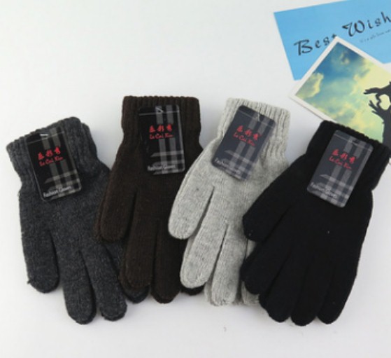 Теплые мужские перчатки