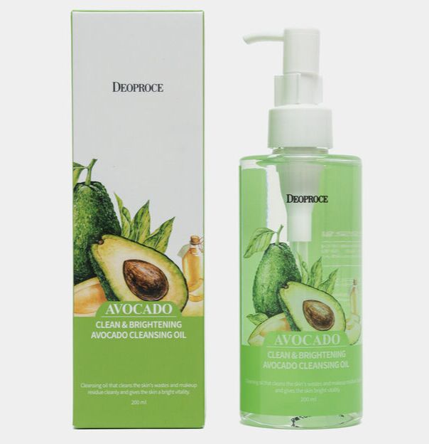 Гидрофильное масло с авокадо  DEOPROCE CLEAN BRIGHTENING AVOCADO CLEANSING OIL (200ml)