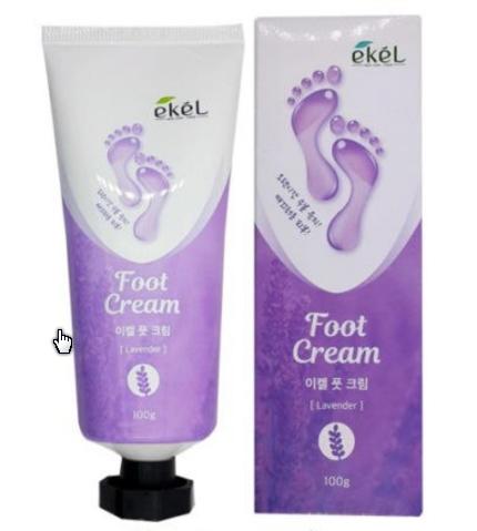 Ekel cosmetics Ekel Крем для ног с ароматом Лаванды Foot Cream Lavender , 100мл