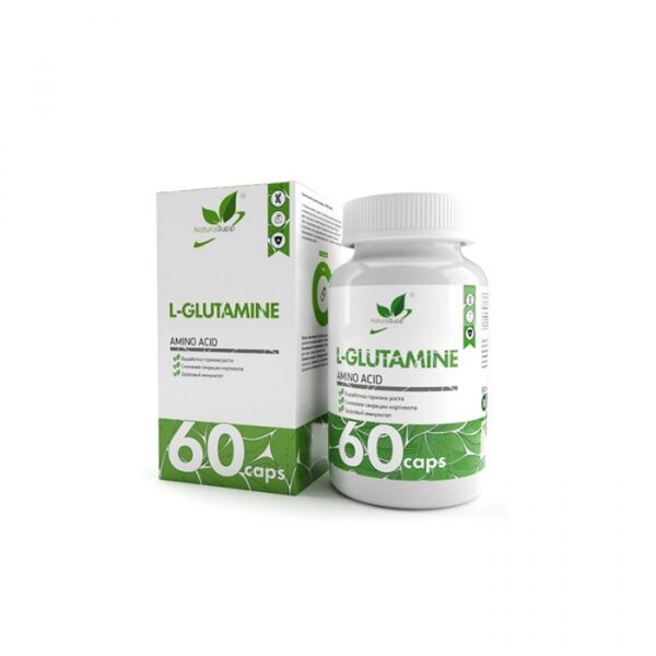 Аминокислоты (BCAA) NaturalSupp L-Glutamine 500mg 60 caps