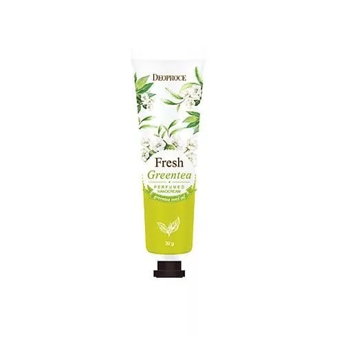 КR/ DEOPROCE Крем для рук Fresh Greentea Parfumed Hand cream, 30г/№1381