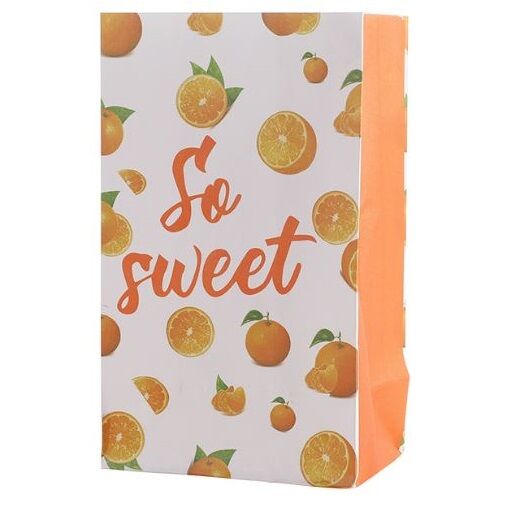 Дарите Счастье Пакет бумажный Апельсины