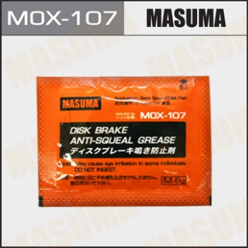 Смазка для суппортов MASUMA 6гр. (скоб и противоскрипных пластин тормозных колодок)   [уп.50шт] MOX-107