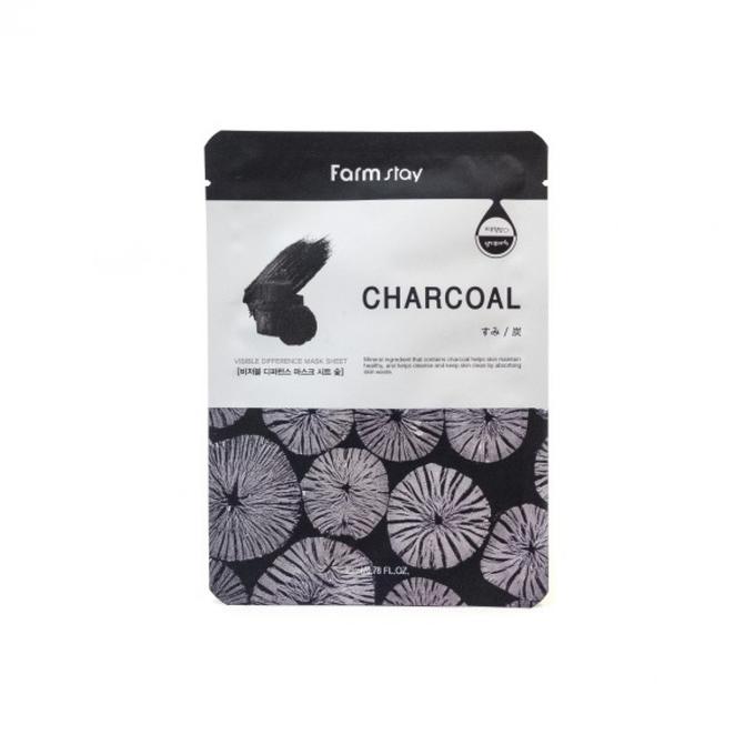 Farm Stay Visible Difference Charcoal Mask Pack  Маска   с экстрактом древесного угля