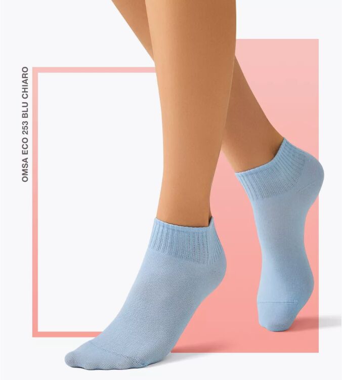 omsa Женские укороченные носки с комфортной широкой резинкой