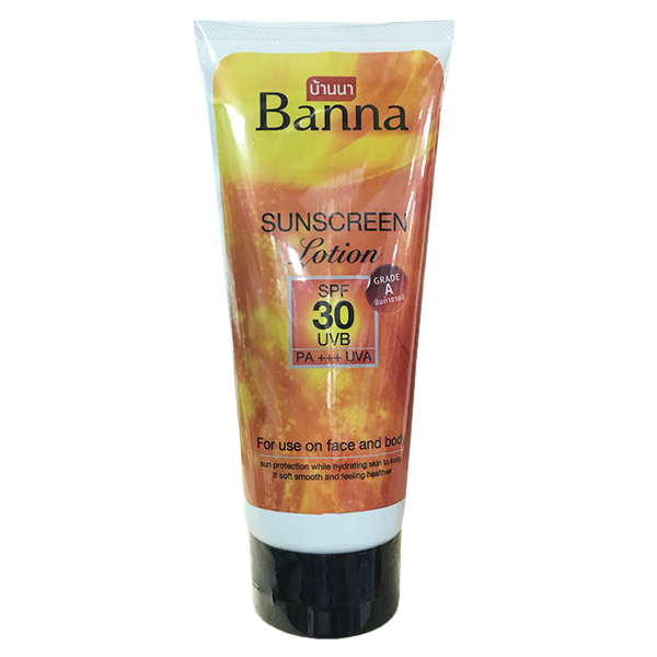 Солнцезащитный лосьон для лица и тела SPF 30 Банна Banna 200 мл