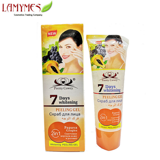 Exclusive Скраб для лица Pretty Cowry Peeling Gel с экстрактом Папайи 100 мл