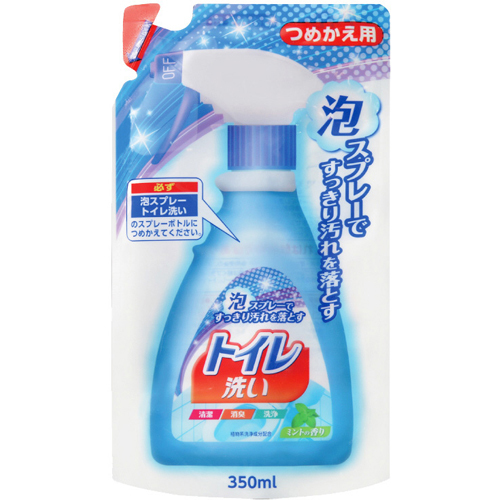 Nihon Чистящая спрей-пена для туалета &quot;Foam spray toilet&quot; (мягкая упаковка) 350 мл