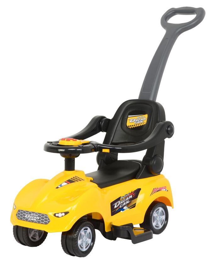 Автомобиль для катания детей (Толокар) 3256Y (1/1) желтый