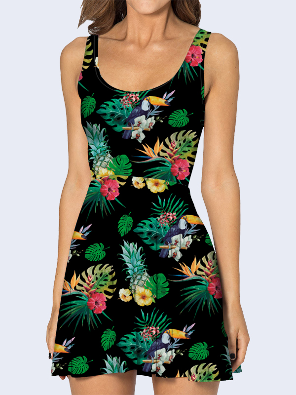 Vilno 3D платье Цветущие тропики