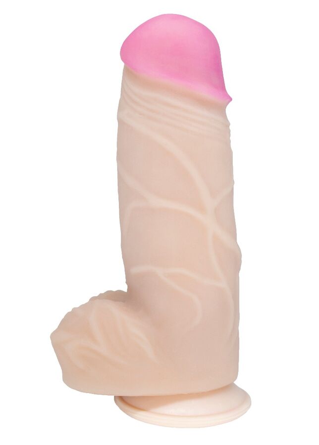 lovetoy Фаллоимитатор дилдо Android Long VII, 13 см, Ø 6 см, телесный
