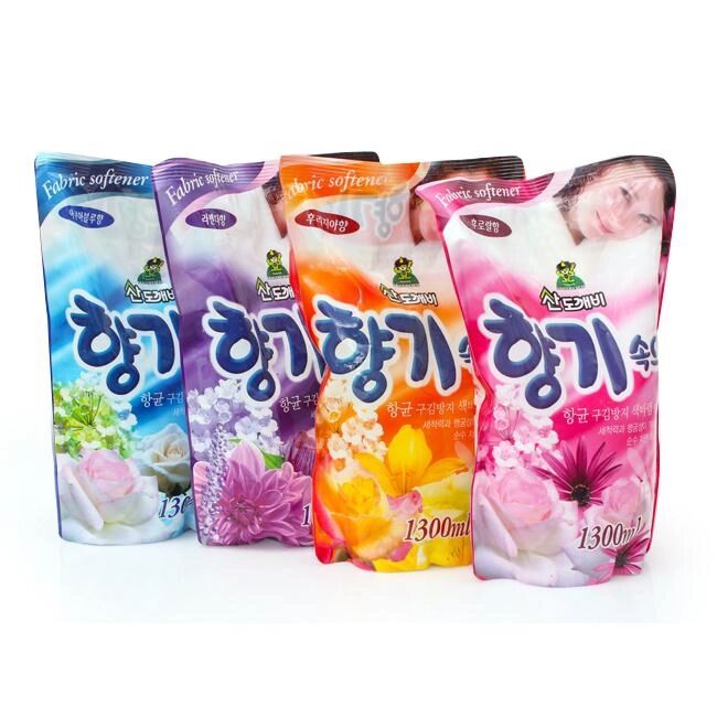 SANDOKKAEBI Кондиционер для белья «Лаванда» Soft Aroma Lavender 1300 мл (мягкая упаковка)