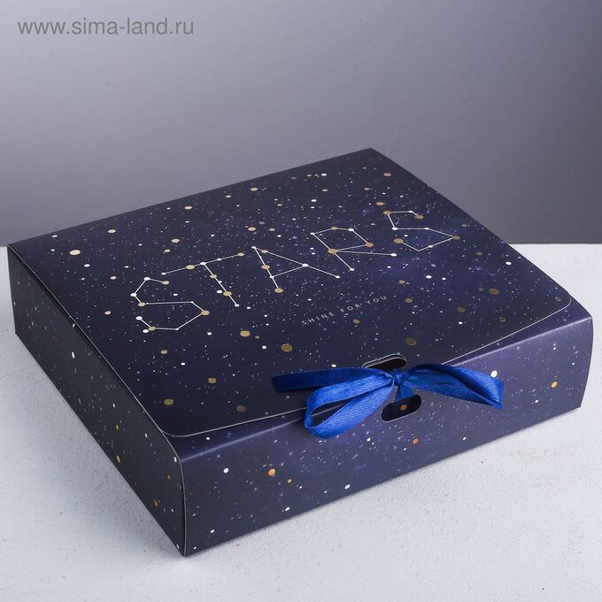 СИМА-ЛЕНД Коробка подарочная «Stars», 31 х 24.5 х 8 см