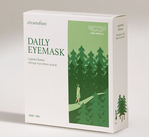 Steambase Паровая маска для глаз с ароматом кипариса и сосны Daily Eyemask  Cypress forest