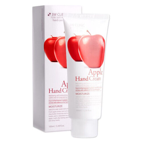 Увлажняющий крем для рук с экстрактом яблока 3W Clinic Moisturizing Apple Hand Cream