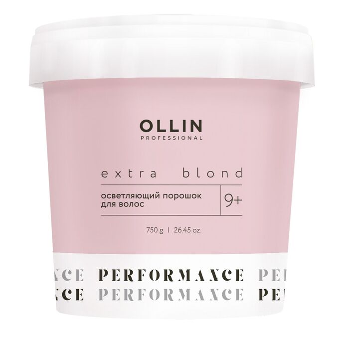 Косметика Ollin Осветляющий порошок для волос Extra Blond Performance 9+, 750 г